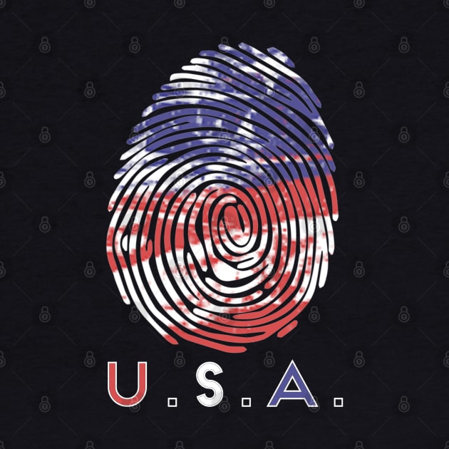 USA Fingerprint by Contentarama